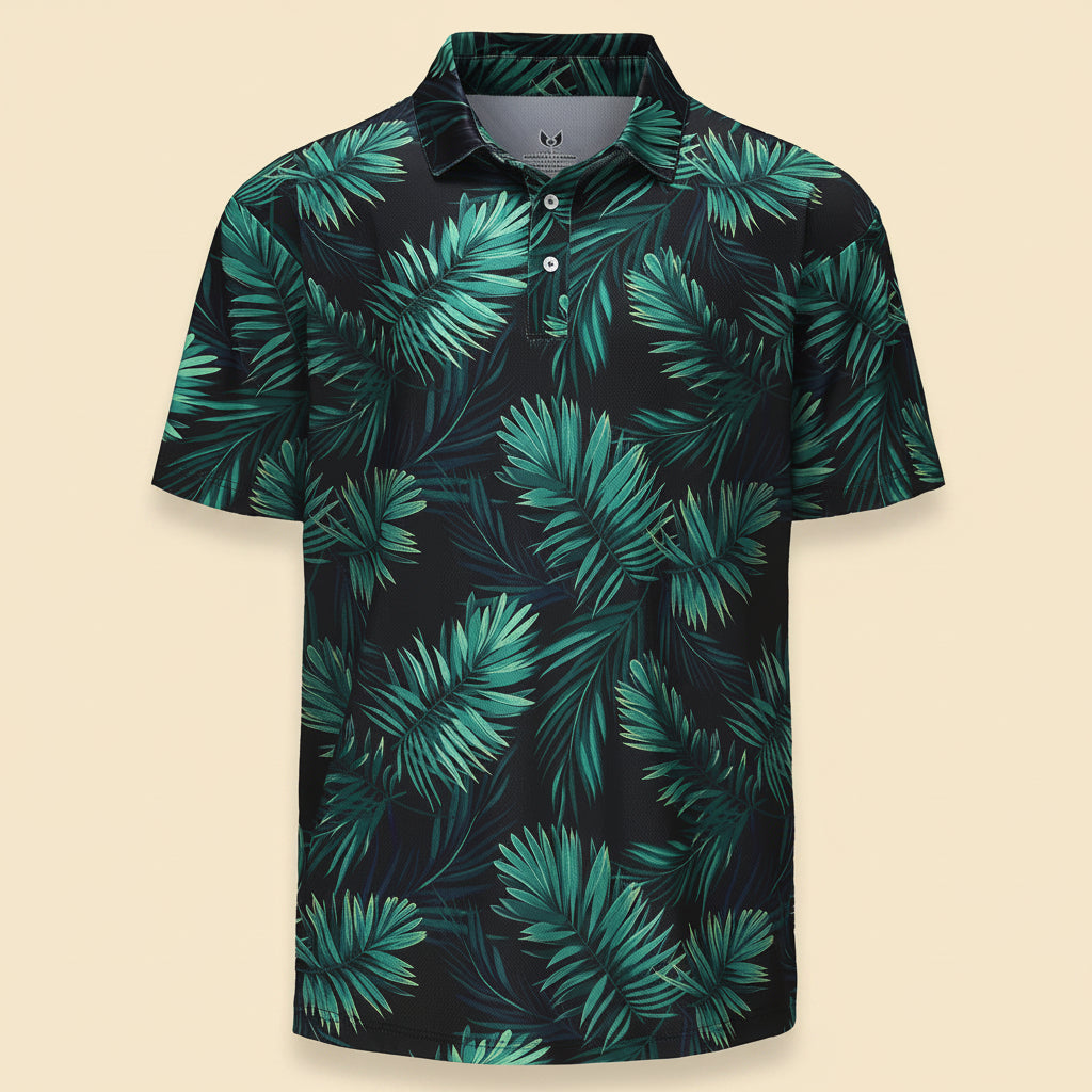 The Palms Print Polo