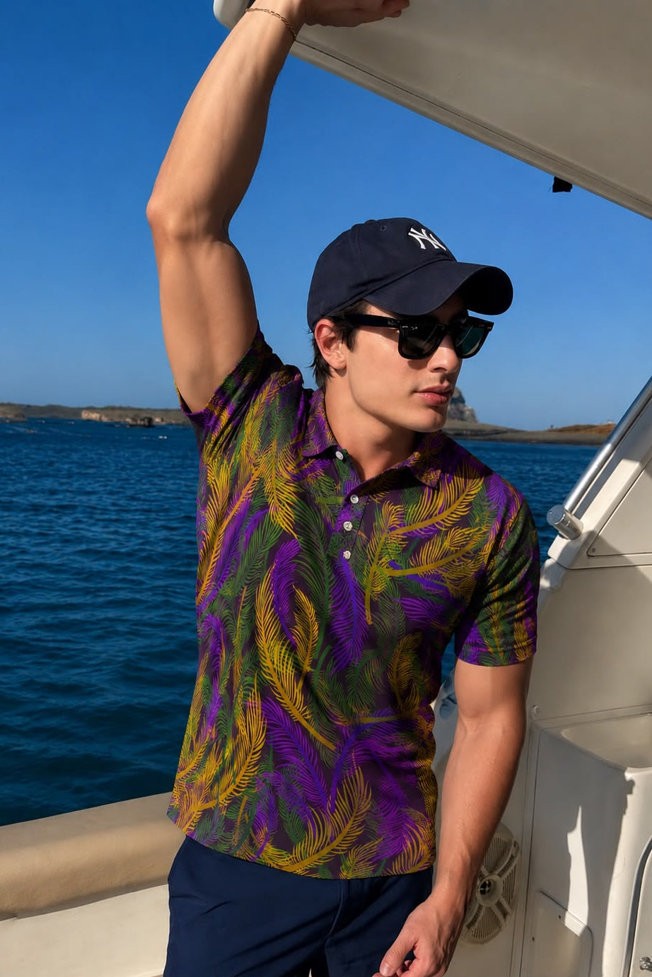 The Tropicana Print Polo